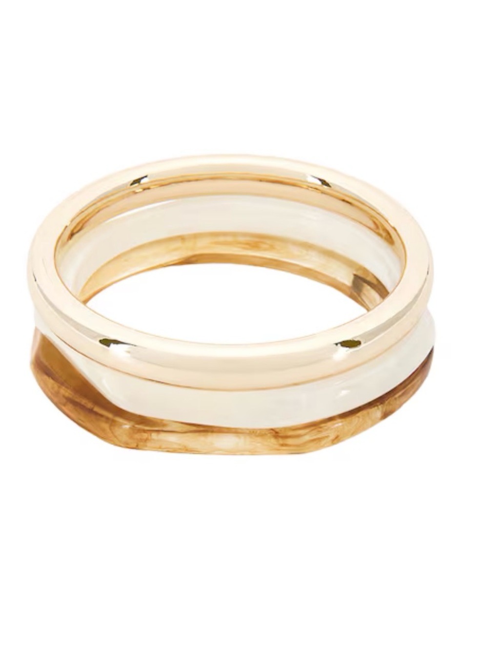 8 Other Reasons Corinne Bangle Set in Brown & Multi